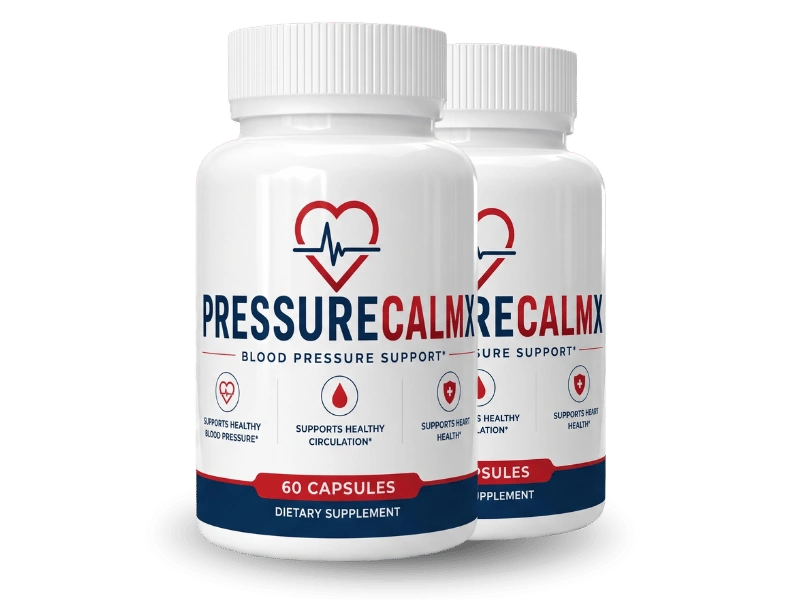 PressureCalmX two bottles, 60-day supply