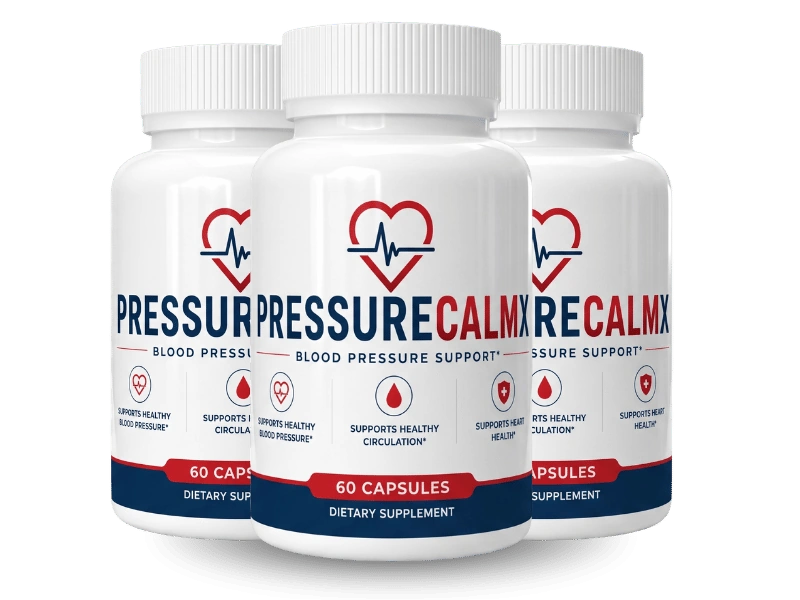 PressureCalmX three bottles, 90-day supply